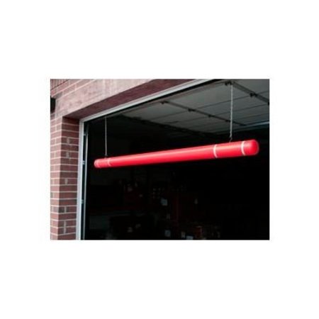 INNOPLAST 104in Clearance Bar - Red Bar/White Tapes CB-104-RW